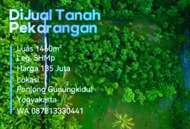 DIJUAL TANAH MURAH LUAS 1460M² HARGA 135 JUTA NEGO