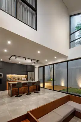 JUAL RUMAH SUVARNA SUTERA JATI BAYU BANGUNAN MANDIRI FURNISH CANTIK