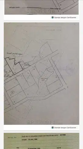 Dijual cepat BU murah Tanah Bantar Panjang