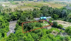 Tanah Kavling Los Sungai dan View Jungle di Pantai Nyanyi Tabanan