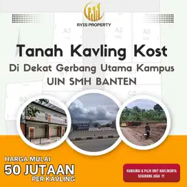 Tanah Kavling Dekat Gerbang UIN Banten