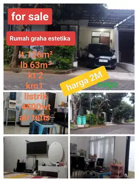 Rumah Graha estetika DiJUAL