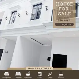 Jual rumah murah di Jagakarsa Jaksel hanya 600 juta kurang dikit
