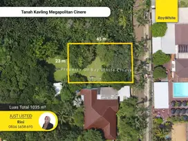 Tanah Luas 1035 m² dalam komplek megapolitan cinere