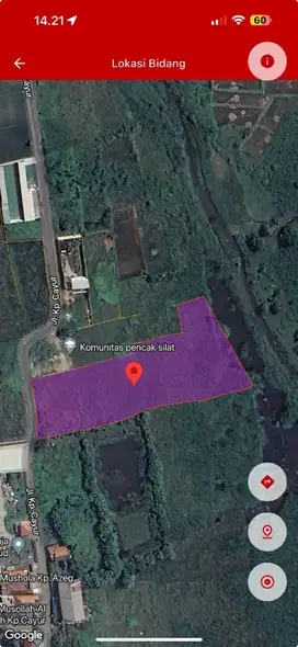 Murah murah tanah di Sindang jaya Shm siap bangun siap nego