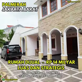 Rumah Di Jual Di Palmerah Jakarta Barat Luas dan Strategis 14 Miliar