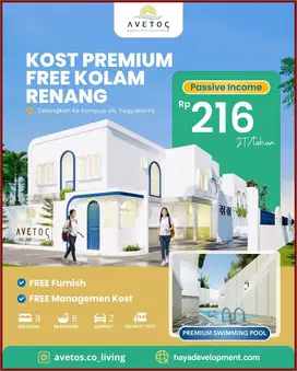 Rumah kost  Ngaglik IMB-SHM Barat Kampus Ull