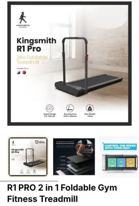 Kingsmith R1 Pro 2 in 1 Foldable Treadmill