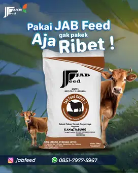 Jabfeed, Pakan Konsentrat Sapi Potong Penggemukan