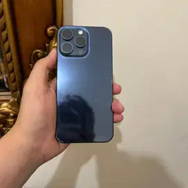 Iphone 15 Promax Titanium Blue, 2 Sim Fisik , Mulus