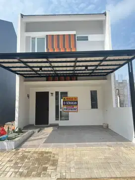 Disewakan Rumah Cluster baru 2 Lantai