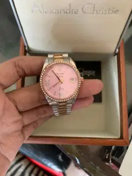 Alexandre Christie Classic Steel AC 5015 LDBTRPN Light Pink