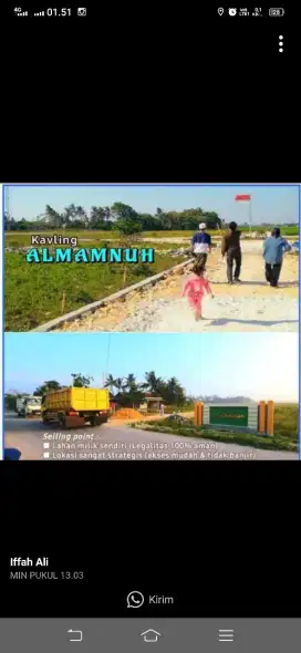 Over kredit tanah kavling