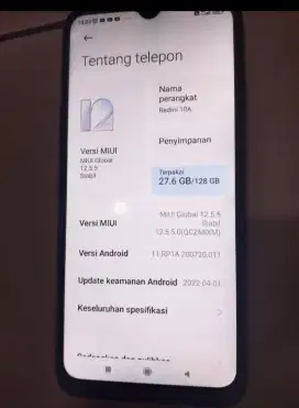 Jual redmi 10a black