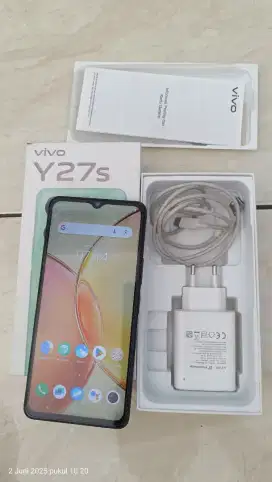 Vivo Y27s 8/256 bekas scond MULUS fullset