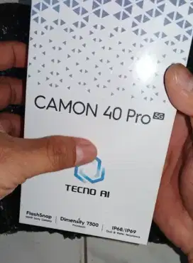 BNIB Tecno Camon 40 Pro baru segel garansi resmi