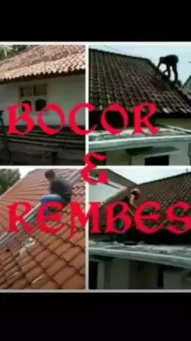 Tukang seng genteng bocor Lantai Dinding merembes Pipa Kamar Mandi