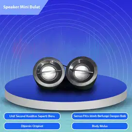 Speaker Advance Hitam Bulat