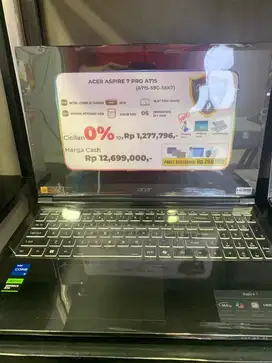 ACER ASPIRE 7 PRO A715, bisa dicicil pake home credit