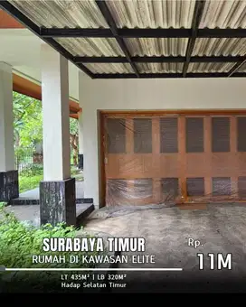 Dijual Rumah di Kawasan Elite Surabaya Timur