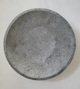 Cobek Batu + Ulekan Ukuran Jumbo ( Diameter 40 Cm )