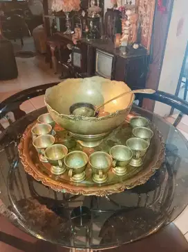 [Nickel Silver Japan] Pajangan Set Antik