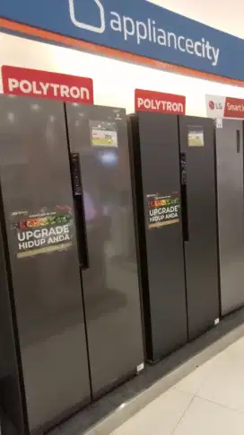 Kulkas Polytron 2 door free 1 kali cicilan