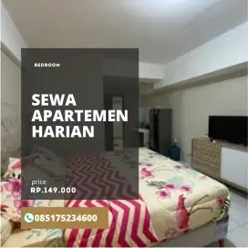 Sewa apartemen harian grand Kamala lagoon bekasi