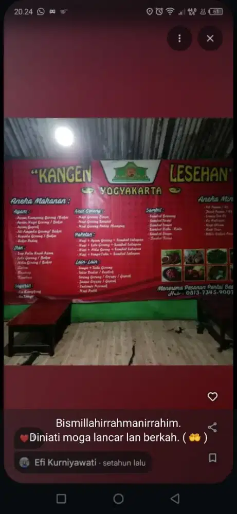 Lowongan kerja rumah makan