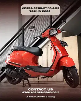 VESPA SPRINT I-GET 150 ABS tahun 2022