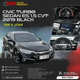 (TDP5jtan) Honda Civic Turbo Sedan ES 1.5 CVT 2019 Black