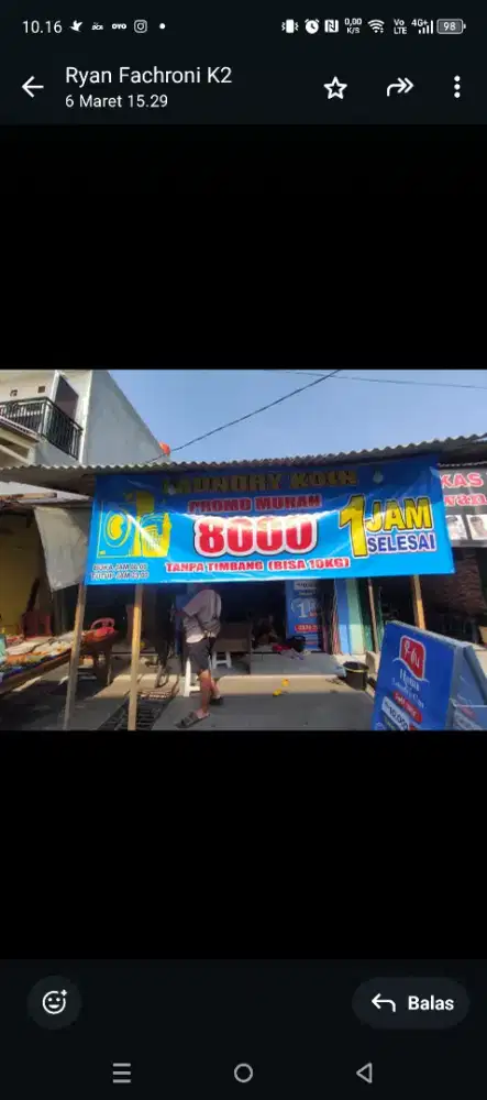 Cari segera untuk laundri koin, self servis, tdk mengosok