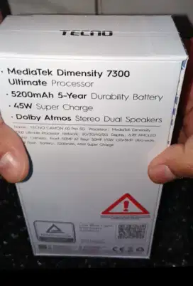 Tecno Camon 40 Pro 5G 8/256 Baru BNIB Segel Garansi Resmi