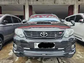 Toyota Fortuner VNT TRD Mt 2014 Hitam Plat Genap Terawat Siap Pakai