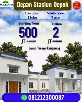 Di Jual Rumah Strategis & Murah Di Depok
