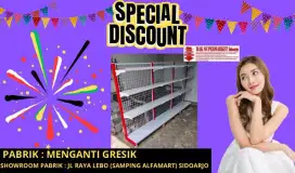 Rak minimarket Gondola