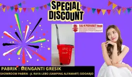 Keranjang tarik supermarket