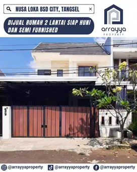 RUMAH SEMI FURNISHED DI NUSA LOKA BSD CITY 'HRB169'