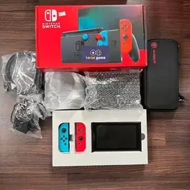COLLECTOR nintendo switch v2 fullset mulus like new masih ori pajangan