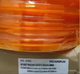 PVC Curtain Bertulang Anti insect Yellow    (Ongkir Gratis)