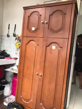 Jual lemari rak piring kayu jati