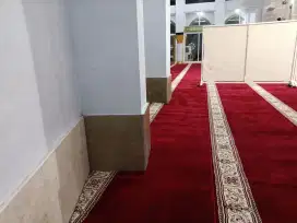 Tersedia Karpet sajadah Masjid import pembelian menyesuaikan kebutuhan