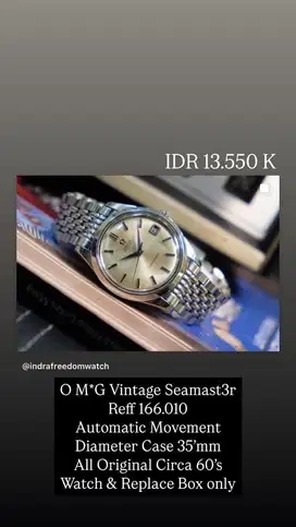 Omega Seamaster Vintage