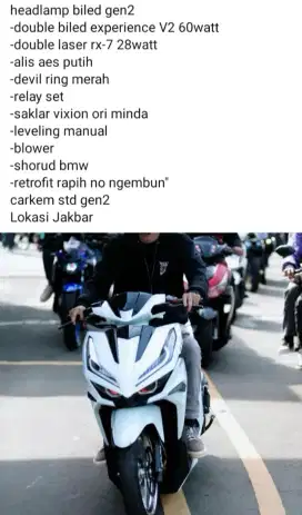 Carkem Headlamp Biled Vario Led New