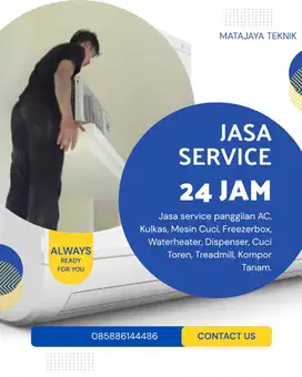 Jasa Service AC, Kulkas, Mesin Cuci, Treadmill. 24 Jam Prambon