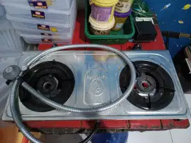 Dijual kompor + selang merk Omicko