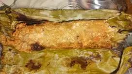 Pepes telur rajungan asli