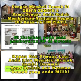 Rumah dijual 2 Lantai Promo Free 1 Ekor Sapi Kurban