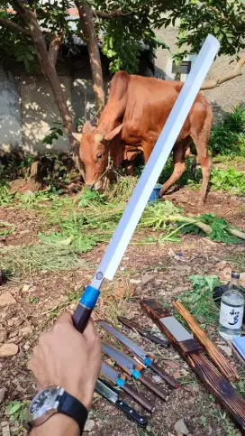 golok sembelih sapi jepang maguro bocho baja d2 super tajam