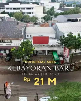 Kebayoran Baru Komersil Area Ruko 2 Lantai Lokasi Strategis